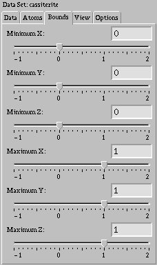 Bounds tab